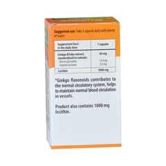 Viên uống tăng cường tuần hoàn máu não BioCo Ginletin (hộp 90 viên)