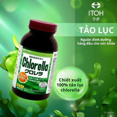 Viên uống tảo lục Naris Cosmetic ITOH Chlorella 1440 viên