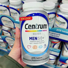 Vitamin tổng hợp dành cho nam giới trên 50 tuổi Centrum Silver Men 50+ (275 viên)
