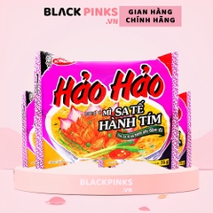 Xóa - (Thùng 30 gói) Mì Hảo Hảo sa tế hành tím gói 75g