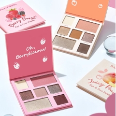 Bảng phấn mắt và mặt Silkygirl 01 Berry Burst/02 Juicy Peach 12.6g