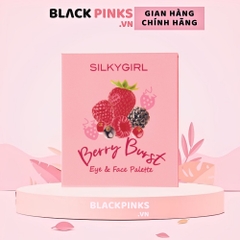 Bảng phấn mắt và mặt Silkygirl 01 Berry Burst/02 Juicy Peach 12.6g
