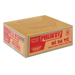 Thùng 30 gói mì Miliket giấy sa tế 65g/75g