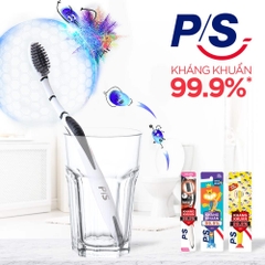 Bộ 2 bàn chải đánh răng P/S than bạc kháng khuẩn