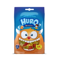 Kẹo dẻo Huro bổ sung lợi khuẩn hương trái cây 24g/105g