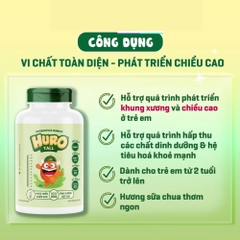 Kẹo dẻo lợi khuẩn Huro tall 168g