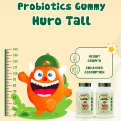 Kẹo dẻo lợi khuẩn Huro tall 168g