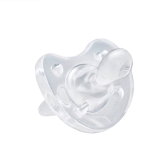 Ty ngậm Silicone Chicco Physio Soft trắng 0M+ và 6M+