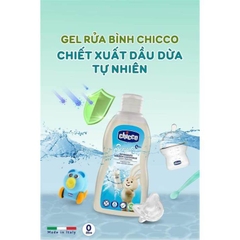 Gel rửa bình Chicco chiết xuất dầu dừa tự nhiên