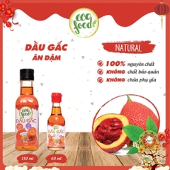 Dầu gấc nguyên chất Ecofood 60ml dành cho bé từ 6 tháng tuổi
