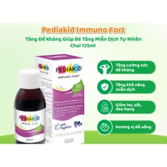 Vitamin Pediakid hỗ trợ tăng sức đề kháng 125ml dành cho bé từ 5 tháng tuổi