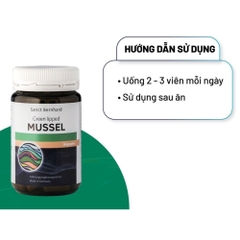 Viên uống bổ khớp từ thịt vẹm xanh Green Lipped Mussel chai 60 viên