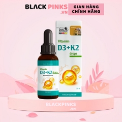 Vitamin D3 + K2 drops chai 10ml