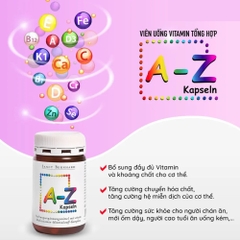 Viên uống bổ sung 24 vitamin và khoáng chất thiết yếu cho cơ thể A-Z Kapseln 60 viên