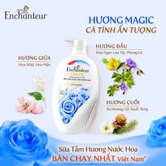 Sữa tắm hương nước hoa dưỡng da Enchanteur Charming/Magic/Romantic/Sensation/Delightful 650g