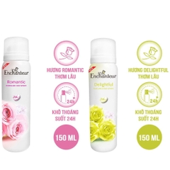 Xịt khử mùi hương nước hoa Enchanteur Charming/Romantic/Sensation/Delightful 150ml