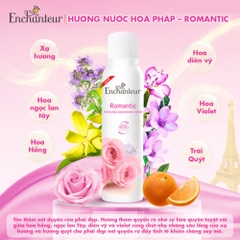 Xịt khử mùi hương nước hoa Enchanteur Charming/Romantic/Sensation/Delightful 150ml