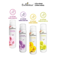 Xịt khử mùi hương nước hoa Enchanteur Charming/Romantic/Sensation/Delightful 150ml