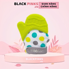 Găng tay gặm nướu bbluv Gluv Lime/Aqua - 1 chiếc