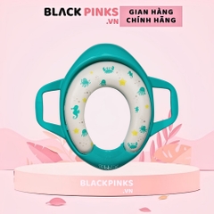 Ghế ngồi bồn cầu cho bé bbluv Poti Aqua/Lime/Pink cho trẻ từ 9 tháng
