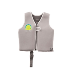 Áo phao bơi bbluv Naj size S/M dành cho bé từ 1-6 tuổi màu Aqua/Grey