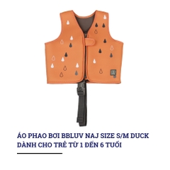 Áo phao bơi bbluv Naj size S/M dành cho bé từ 1-6 tuổi màu Navy/Dusk