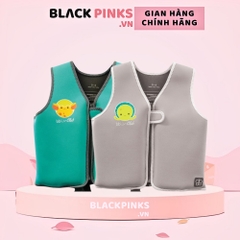 Áo phao bơi bbluv Naj size S/M dành cho bé từ 1-6 tuổi màu Aqua/Grey