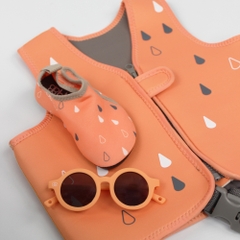 Áo phao bơi bbluv Naj size S/M dành cho bé từ 1-6 tuổi màu Navy/Dusk