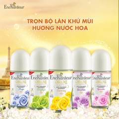 Lăn khử mùi hương nước hoa Enchanteur Charming/Magic/Romantic/Sensation/Delightful 50ml