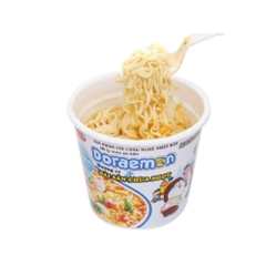 XÓA - Mì ly mini Doraemon hải sản chua ngọt 53g