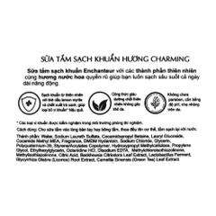 Sữa tắm sạch khuẩn hương nước hoa Enchanteur Charming 650g