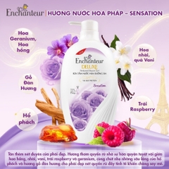 Sữa tắm hương nước hoa dưỡng da Enchanteur Charming/Sensation 900g