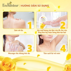 Sữa tắm hương nước hoa dưỡng da Enchanteur Charming 450g