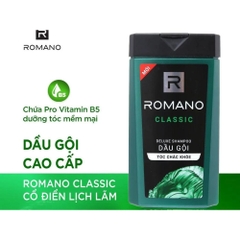 Dầu gội hương nước hoa Romano Classic/Attitude/Force/Gentleman 180g