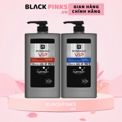 Tắm gội 2in1 hương nước hoa cao cấp Romano VIP Vision/Passion 650g