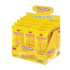 Bánh que giòn Richy Wismo vị bơ sữa hộp 720g (30gx24 gói/hộp)