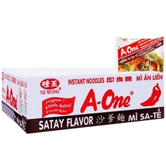 [Thùng 30 gói] Mì A-One vị bò/vị tôm chua Thái/vị sa tế/vị gà/ vị thịt xào gói 85g