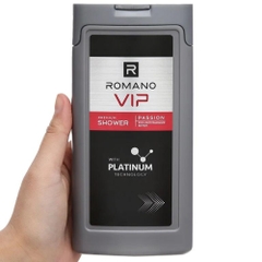 Sữa tắm hương nước hoa cao cấp Romano VIP Vision/Passion 180g