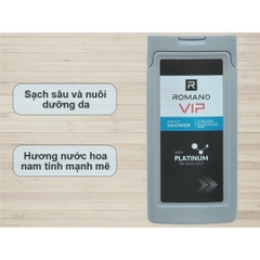 Sữa tắm hương nước hoa cao cấp Romano VIP Vision/Passion 180g