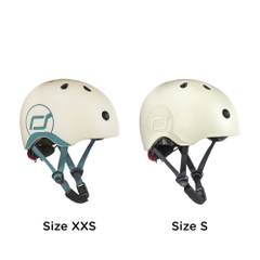 Mũ đội đầu cho bé Scoot and Ride Size XXS/S (Ash)