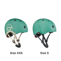 Mũ đội đầu cho bé Scoot and Ride Size XXS/S (forest)