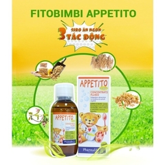 Siro Fitobimbi Appetito hỗ trợ tăng cường tiêu hóa 200ml (6 tháng - 12 tuổi)