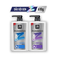 Dầu gội sạch sâu Romano Genz Sea Breeze/Forest Cedar 610g