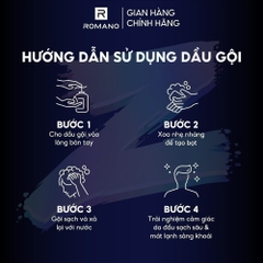 Dầu gội sạch sâu Romano Genz Sea Breeze/Forest Cedar 610g
