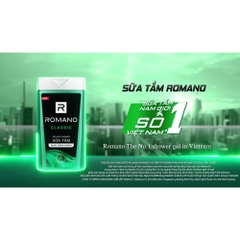 Sữa tắm hương nước hoa Romano Classic/Attitude/Force/Gentleman 180g