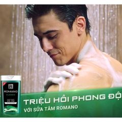 Sữa tắm hương nước hoa Romano Classic/Attitude/Force/Gentleman 180g