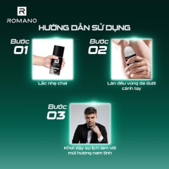 Lăn khử mùi hương nước hoa Romano Classic/Attitude/Gentleman 25ml
