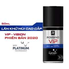 Lăn khử mùi hương nước hoa cao cấp Romano VIP Vision/Passion 50ml