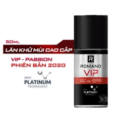 Lăn khử mùi hương nước hoa cao cấp Romano VIP Vision/Passion 50ml
