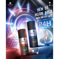 Xịt khử mùi hương nước hoa cao cấp Romano VIP Vision/Passion 150ml